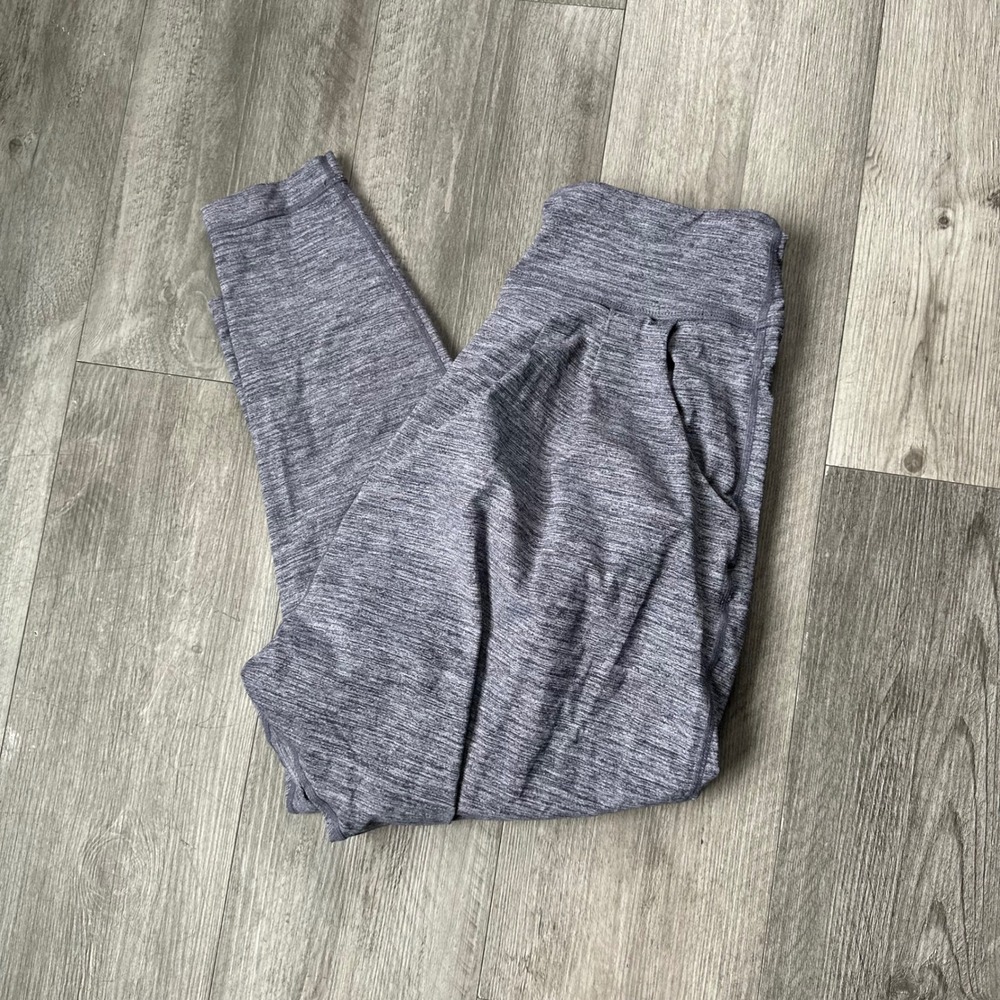 Lululemon Gray Heathered Joggers High Rise Dance Studio Pants Women's 4